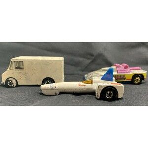 Hulk Scene Van, Masters Of the Universe, Evel Knievel Rocket Car Lot of 3